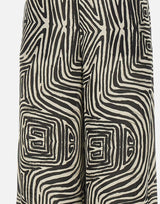 Pantaloni in viscosa a fantasia P194P200490N 001 ELENA MIRO' 