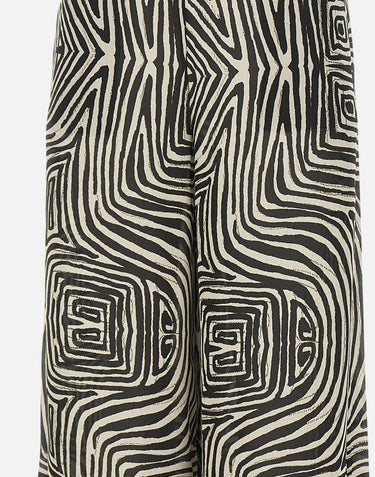 Pantaloni in viscosa a fantasia P194P200490N 001 ELENA MIRO' 
