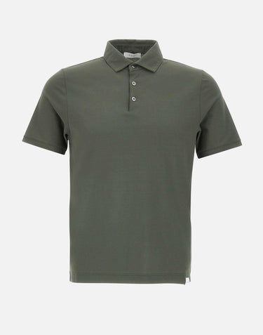 Polo in cotone Supima DK87102 MILITARE DIKTAT 