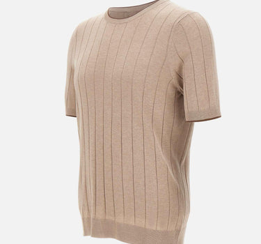 Maglia in seta a maniche corte 43116 23510030 GRAN SASSO 