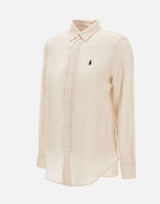 Camicia in lino 211970730 511 POLO RALPH LAUREN 
