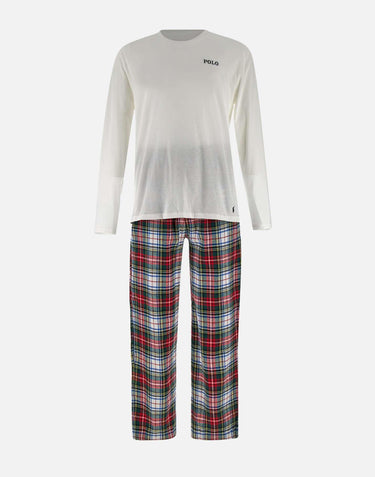 Coordinato pigiama da notte in cotone 714950621 004 POLO RALPH LAUREN 