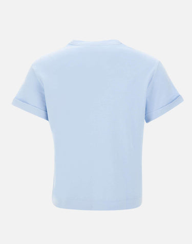 T-shirt in cotone a girocollo 60264 80500512 GRAN SASSO 