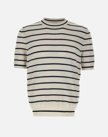 Maglia in cotone a righe 23165 18064005 GRAN SASSO 