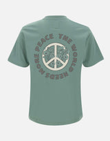 T-shirt  "Stormy Sea World nee" in cotone EM001717 AF14836F9049 EMPORIO ARMANI 