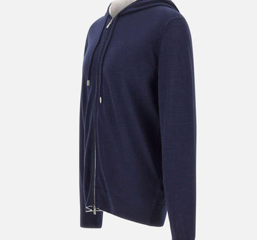 Felpa full zip in misto lana M76MAGM69 MAG0M0431102 ELEVENTY 