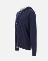 Felpa full zip in misto lana M76MAGM69 MAG0M0431102 ELEVENTY 