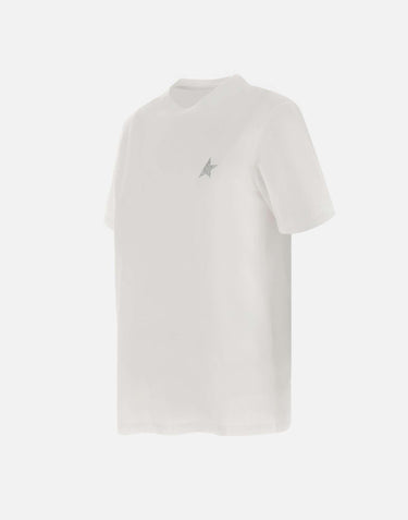 T-shirt "Star" in cotone GWP01220 P00059480185 GOLDEN GOOSE 