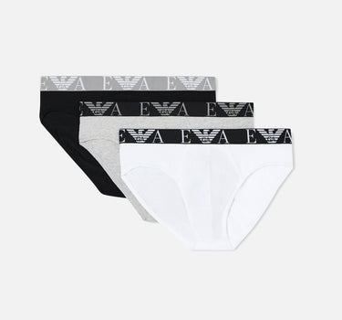 Set tre slip in cotone stretch EM000258 AF20668MC197 EMPORIO ARMANI 