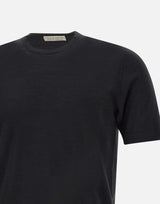 T-shirt in lana, seta e cashmere TS0MC LSC18R990 FILIPPO DE LAURENTIIS 