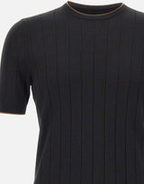 Maglia in seta a maniche corte 43116 23510099 GRAN SASSO 