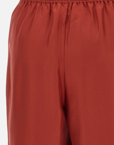 Shorts " Zinia" in seta ZINIA TOMATO LOULOU DE SAISON 