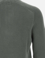 "Polo collar full rib sweater" 19CMKN016A 006608A921 C.P. COMPANY 