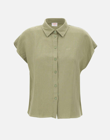 Camicia in lino S35222 84 SUN68 