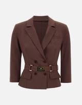 Giacca in tessuto tecnico bielastico GI22461E2 644 ELISABETTA FRANCHI 