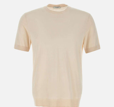 T-shirt in seta e cotone A010 F2001342 PAOLO PECORA 