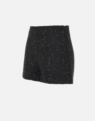 Shorts "Ayla" A0028NER52A NERO TWENTYFOURHAITCH 