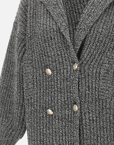 Giacca in maglia di lana CF5402MA65N U9780 LIU-JO 