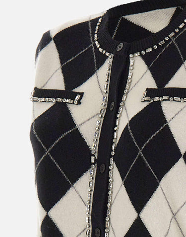 Cardigan Argyle RI5KT007 0001 KAOS 