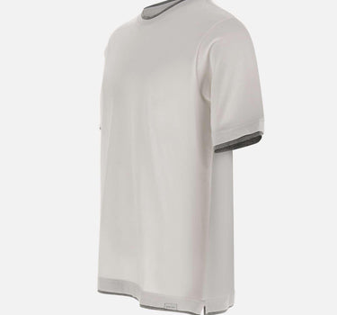 T-shirt in cotone Supima DK17105 BIANCO DIKTAT 