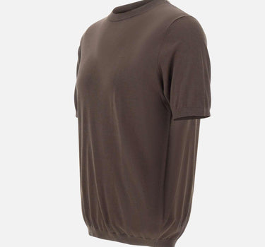 Maglia a maniche corte in misto seta e cotone 300421 170 KANGRA 