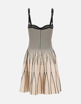 Abito in maglia bicolore AM27S62E2 E84 ELISABETTA FRANCHI 