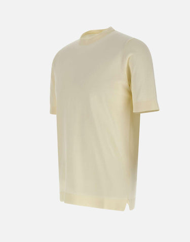 T-shirt in crepe di cotone TS0MC CR14R021 FILIPPO DE LAURENTIIS 