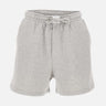 Pantaloni corti felpati con orlo a contrasto 260WCQ00013 JJF007AA841 THE ATTICO 