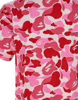 T-shirt "College ABC Camo" 001CSM301011M PINK BAPE 