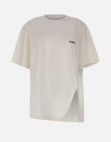 T-Shirt con spacco sagomato 260WCT00350 JJJ025AA001 THE ATTICO 