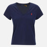 T-shirt a V in cotone 211B14611 008 POLO RALPH LAUREN 