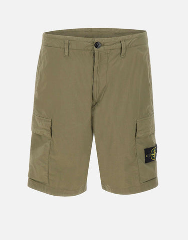 Bermuda in tela di cotone stretch "Paracadute" L100020S0003 V005G STONE ISLAND 