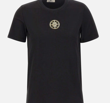 T-shirt con placca logo MA00866E2 110 ELISABETTA FRANCHI 