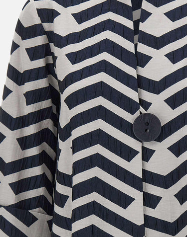 Giacca casual con fantasia geometrica 261097 4252 JOSEPH RIBKOFF 