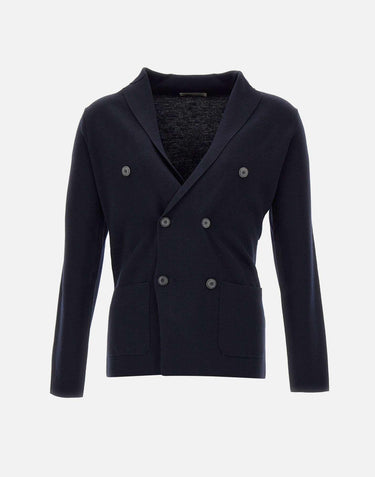 Blazer in maglia di lana merino RJMLDPT WM14M890 FILIPPO DE LAURENTIIS 