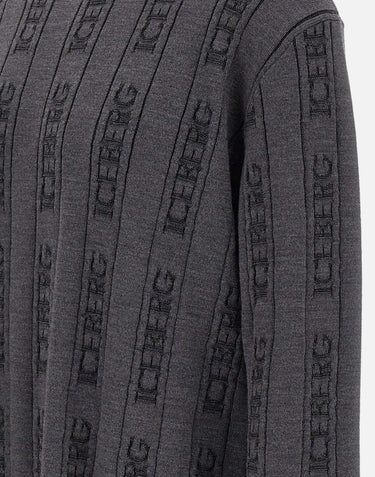 Maglia in lana e cotone A0027010 8928 ICEBERG 