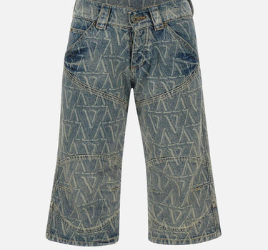 Shorts con logo VAQ09P012 BLUE1 VAQUERA 