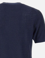 T-shirt in filato di cotone e viscosa 100221 043 KANGRA 