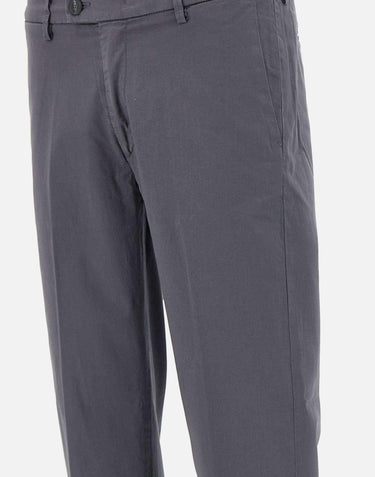 Pantaloni "Mucha10" in cotone stretch e lyocell P24910JM 7F2095403 RE-HASH 