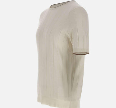 Maglia in seta a maniche corte 43116 23510005 GRAN SASSO 