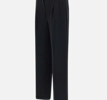 Pantaloni "Dbl Pleat" in crepe Admiral L1009211 001 THEORY 