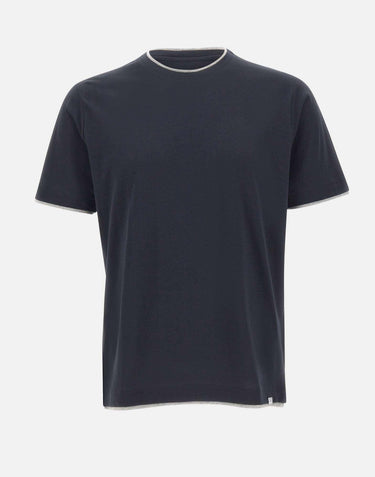 T-shirt in cotone Supima DK17105 BLUE DIKTAT 