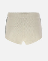 Shorts a maglia uncinetto KC6477 WHITE ADIDAS 