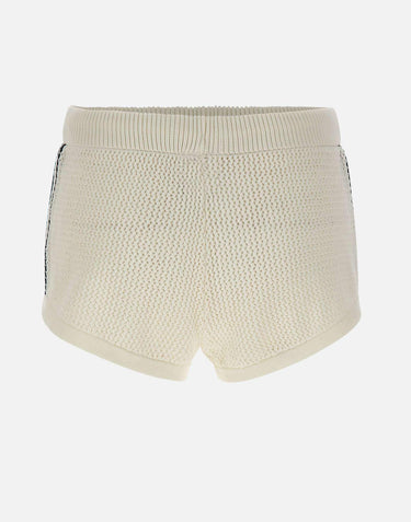 Shorts a maglia uncinetto KC6477 WHITE ADIDAS 