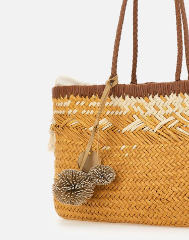 Borsa a spalla "Paloma" BS11312 COMMSTRAWINTNATURALE GIANNI CHIARINI 