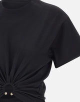 "Cropped tee shirt" 23AJTO539C00485 P001 RABANNE 