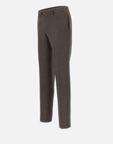 Pantaloni slim fit in misto lana 50563826 208 BOSS 