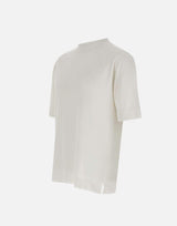 T-shirt in crêpe di cotone TS0MCOV CR14R001 FILIPPO DE LAURENTIIS 