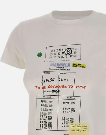T-shirt stampata S52GC0360 M20185100 MM6 MAISON MARGIELA 