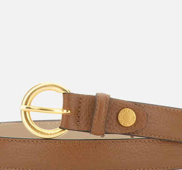 Cintura in pelle con fibbia tonda CNK00957 GRNNOCE GIANNI CHIARINI 